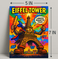 Eiffel Tower Icon of France Poster PosterGoat