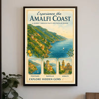 Amalfi Coast Travel Adventure Poster