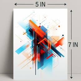 Geometric Abstraction Abstract Poster PosterGoat