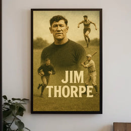 Jim Thorpe Athletic Legend Poster