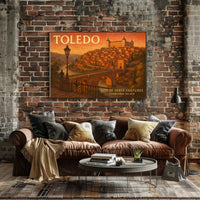 Toledo City of Three Cultures Travel Poster