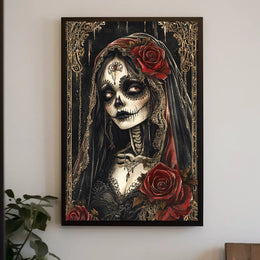 La Catrina Día de los Muertos Cultural Heritage Poster