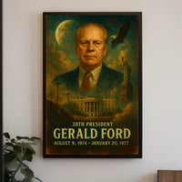 Gerald Ford 38Th President Poster