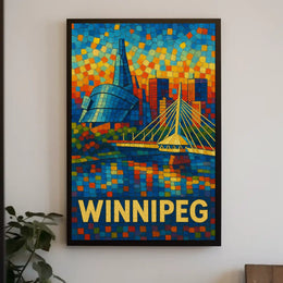 Vibrant Winnipeg Poster