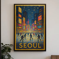 Seoul Nightscape Poster
