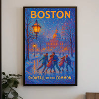 Boston Snowfall Poster