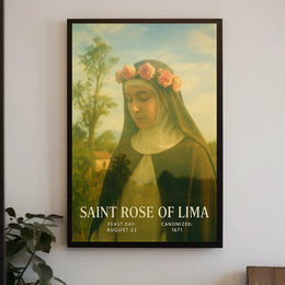 Saint Rose Of Lima Poster