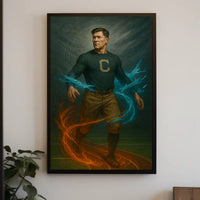 Elemental Athlete Art Jim Thorpe Poster