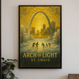Arch Of Light St. Louis Poster