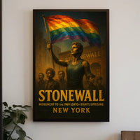 Stonewall Monument To The 1969 Lgbtq Poster