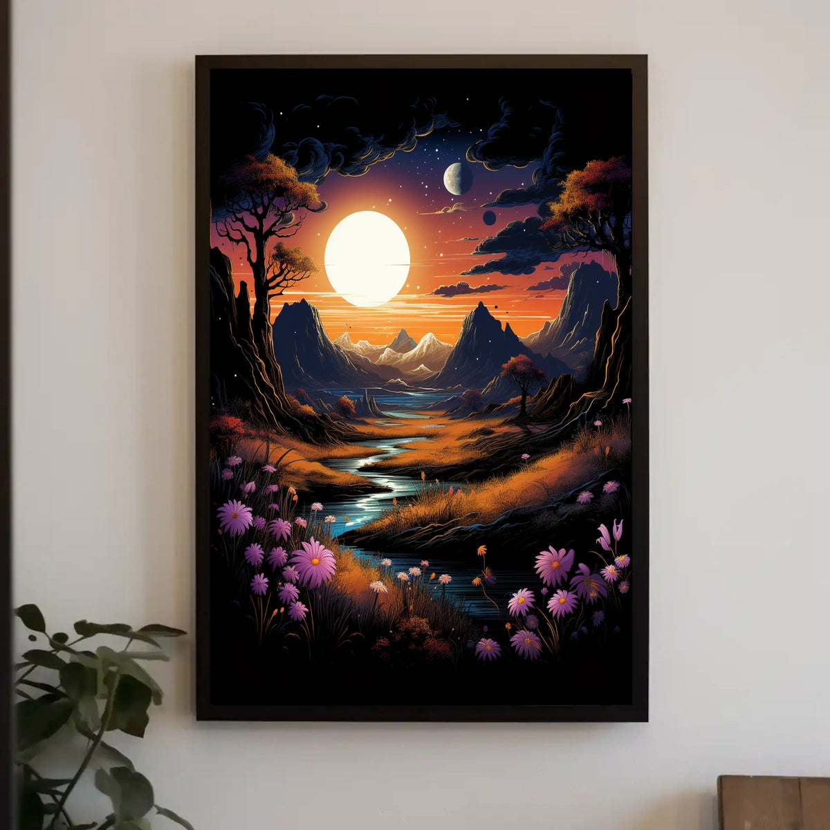 Celestial Landscape Poster