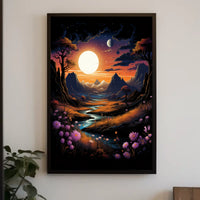 Celestial Landscape Poster