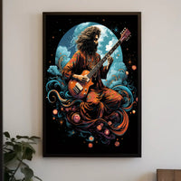 Cosmic Guitarist Poster