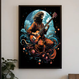 Cosmic Guitarist Poster
