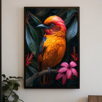 Vibrant Jungle Bird Poster