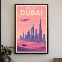 Fly to Dubai Poster