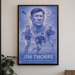 Jim Thorpe Legendary Athlete Jim Thorpe Poster