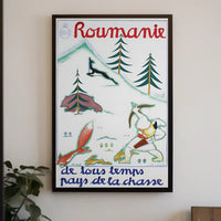 Vintage Hunting in Romania: Cultural or Heritage Poster PosterGoat
