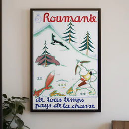 Vintage Hunting in Romania: Cultural or Heritage Poster PosterGoat