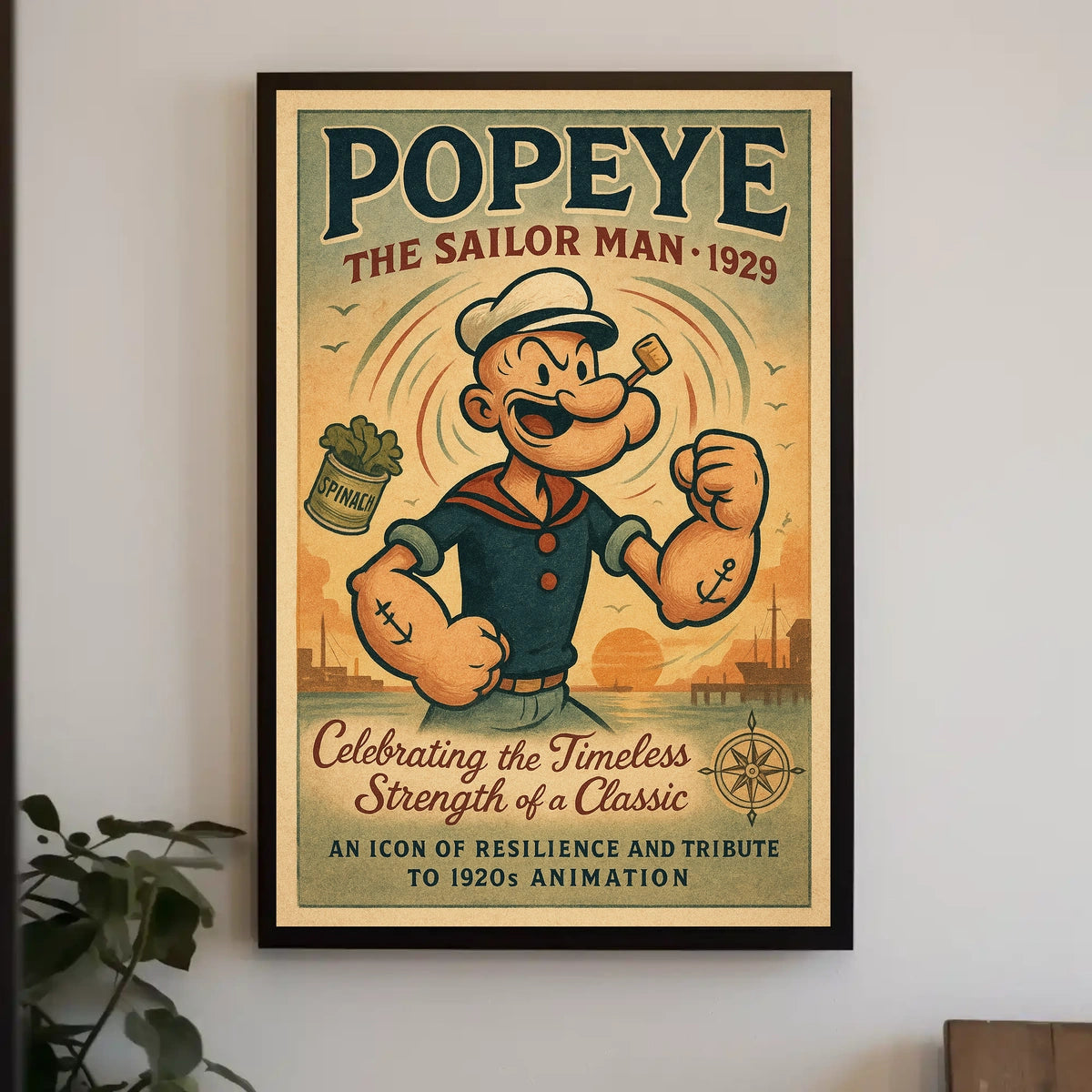 Popeye 1929 Art Poster POP-24