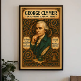 George Clymer Innovator And Patriot Poster