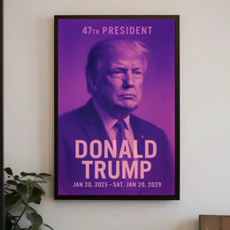 Donald Trump 47Th President Poster