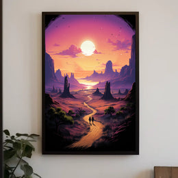 Journey Through The Painted Desert Poster