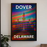 Charming Dover Delaware Scenic Travel Photography Realism Vibrant Wall Decor Poster