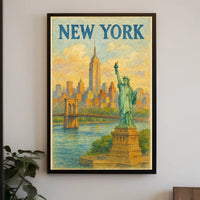New York City Landmarks Poster