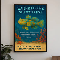 Watchman Goby Salt Water Fish Poster