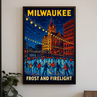 Milwaukee Frost And Firelight Poster