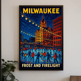 Milwaukee Frost And Firelight Poster