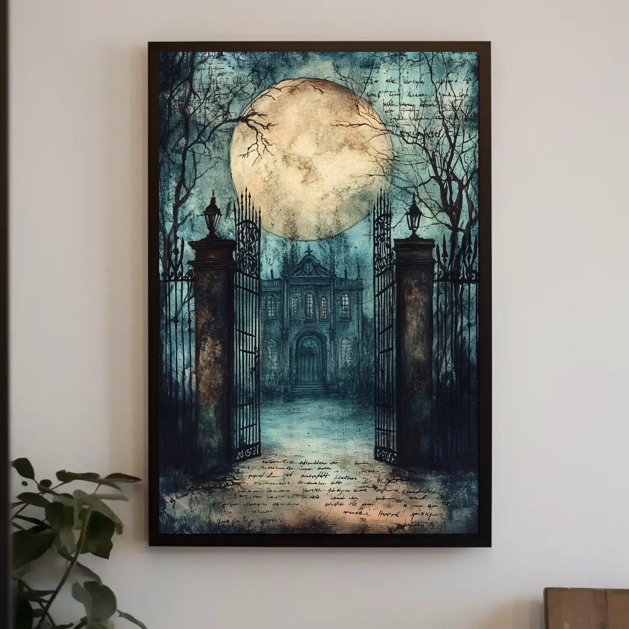 Moonlit Mansion Poster