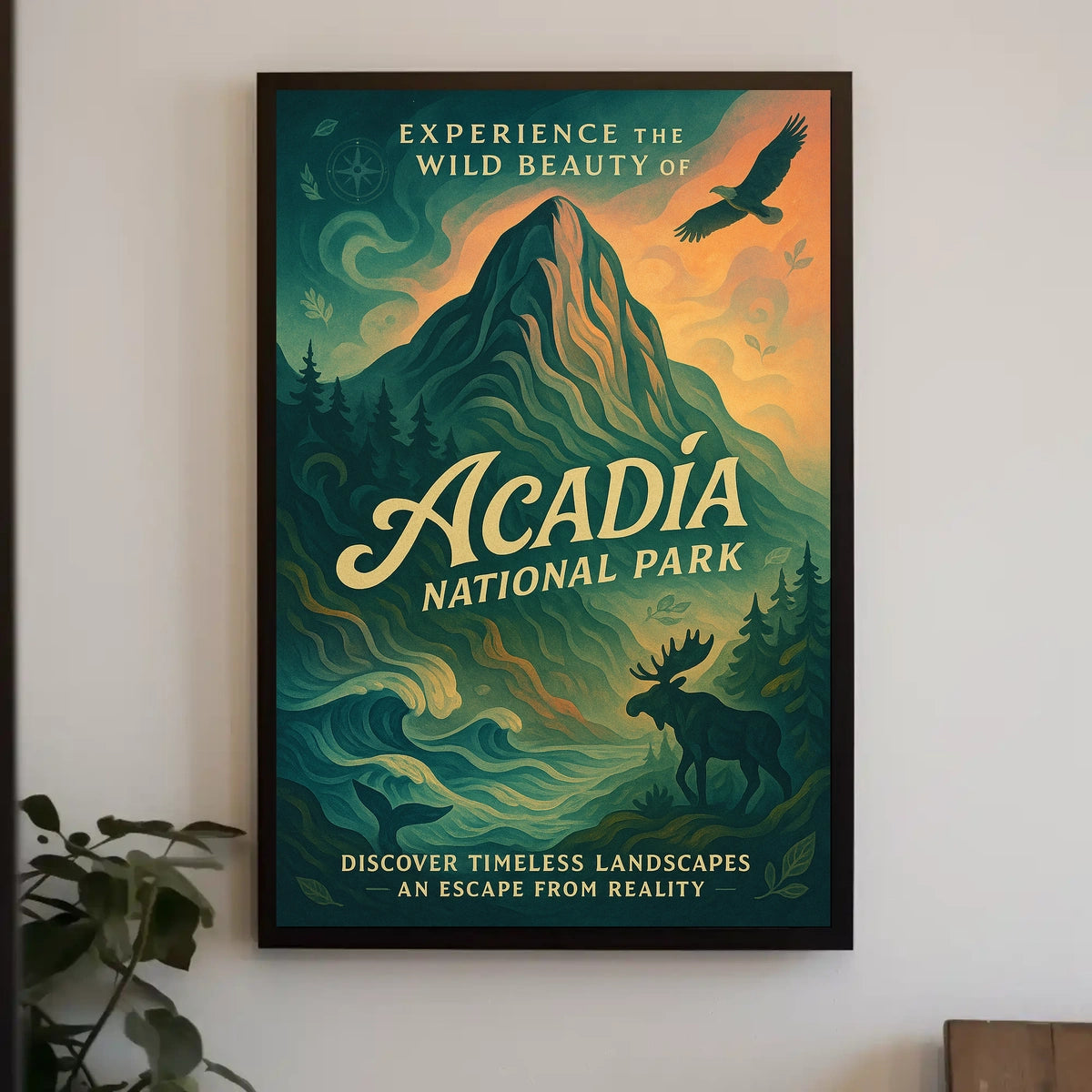 Discover The Beauty Of Acadia Poster