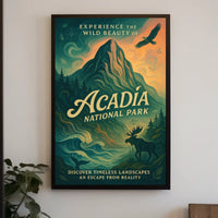 Discover The Beauty Of Acadia Poster