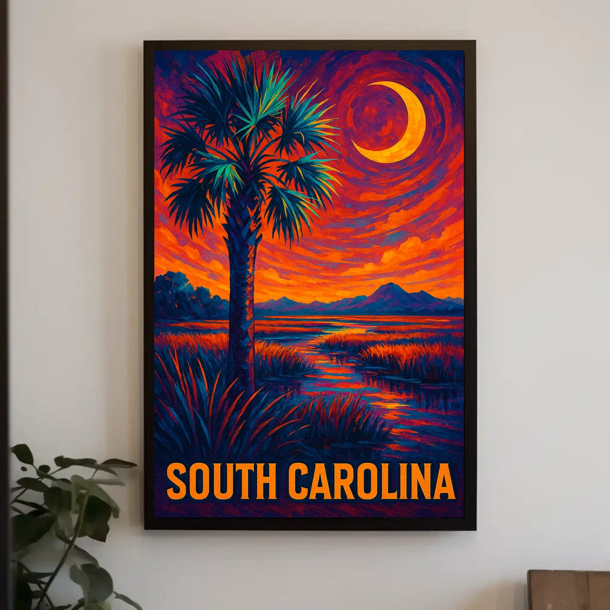 South Carolina Landscape Poster