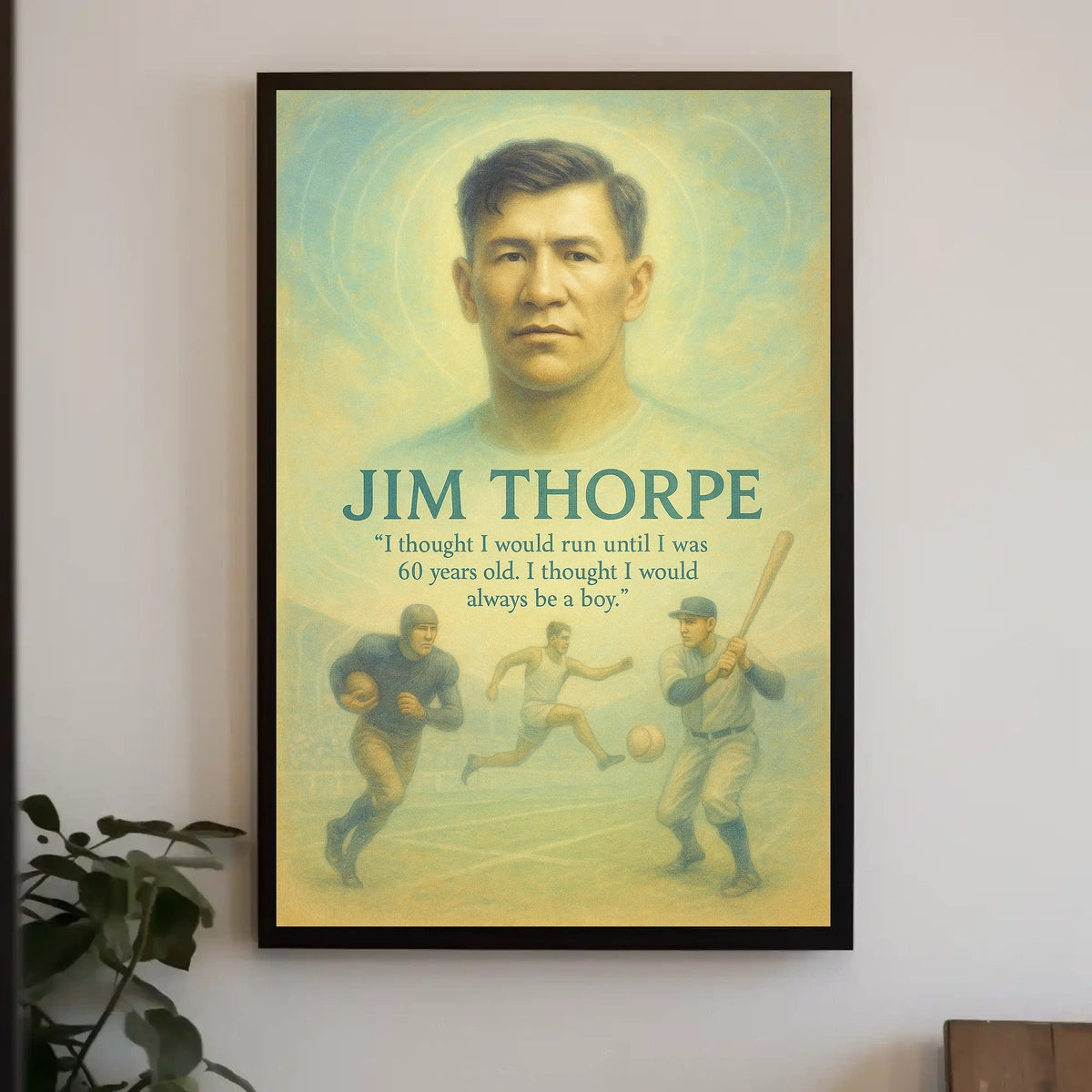 The Timeless Spirit of Jim Thorpe Poster
