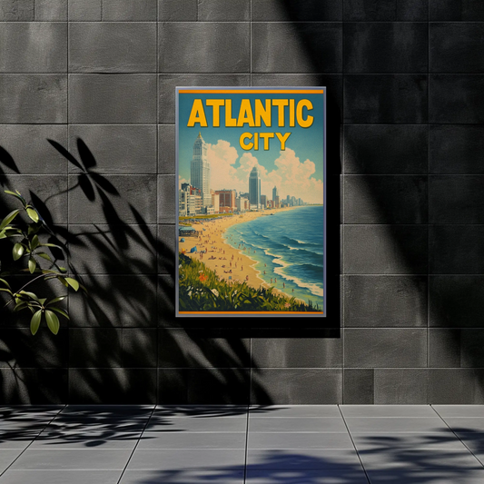 Atlantic City Beach Skyline