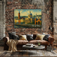 Isle of Man Architectural Charm Poster