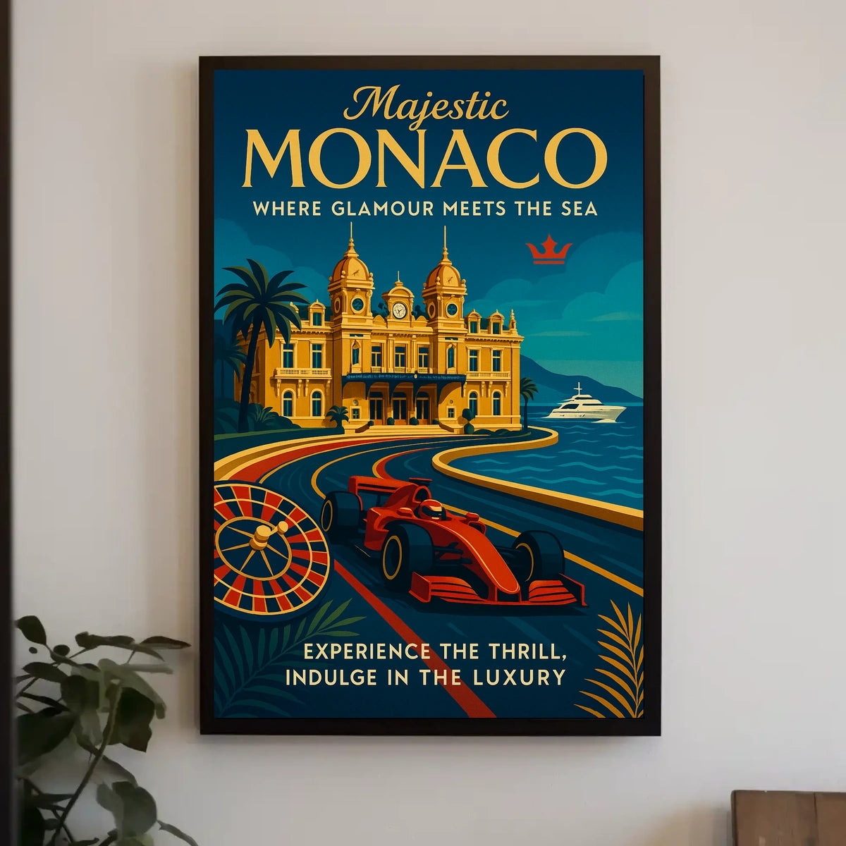 Majestic Monaco Poster