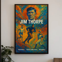 Jim Thorpe Multisport Legend Poster