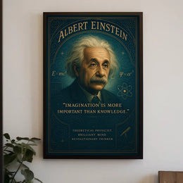 Theoretical Physicist Vintage Poster: Inspire Intellectual Pursuit