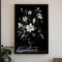 Elegant Still Life Floral Arrangement: Artistic Poster PosterGoat