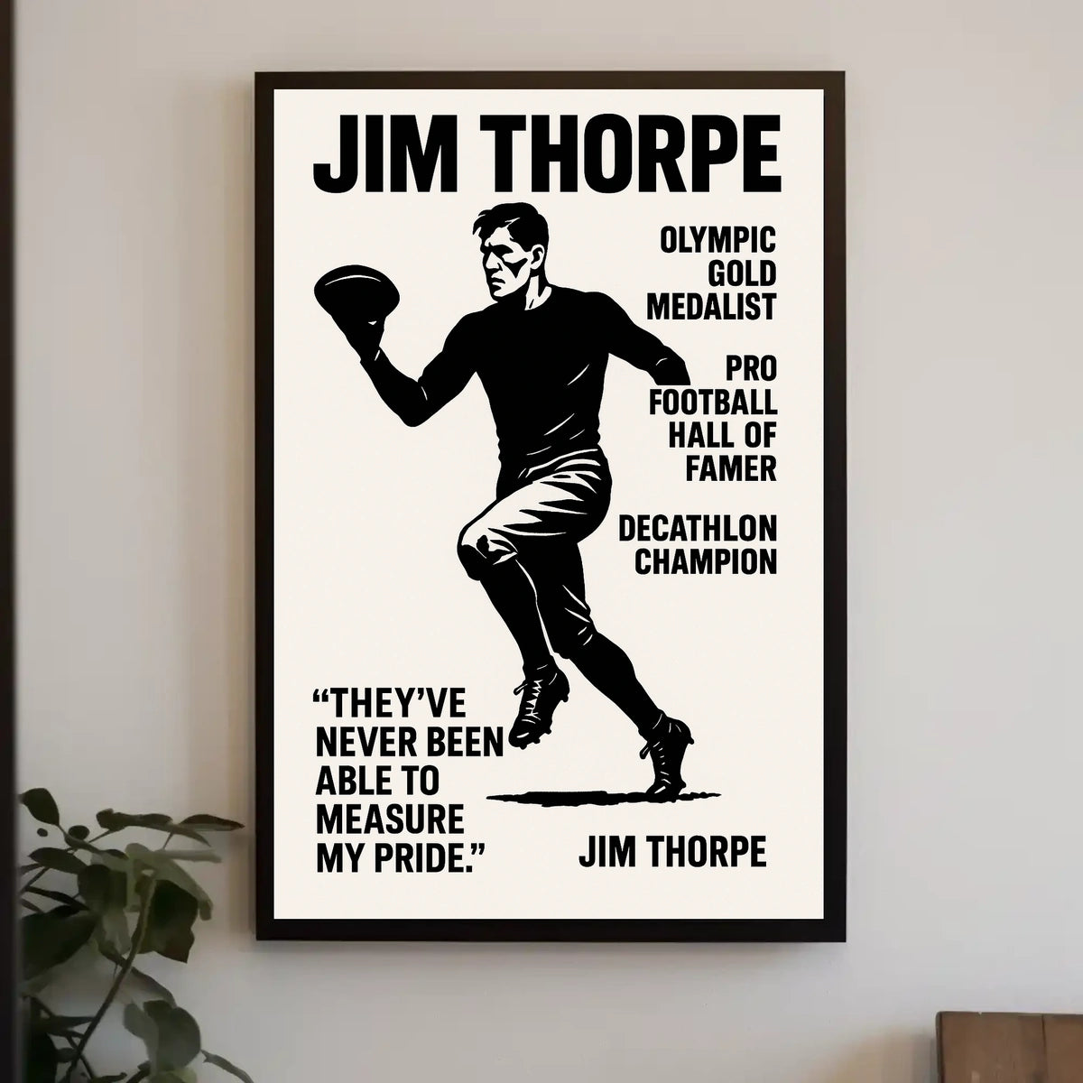 Celebrating Jim Thorpes Legacy Poster