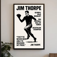 Celebrating Jim Thorpes Legacy Poster