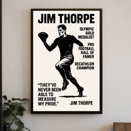 Celebrating Jim Thorpes Legacy Poster
