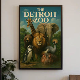 The Detroit Zoo Poster
