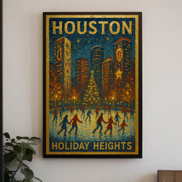 Holiday Heights In Houston Poster