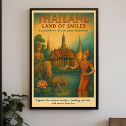 Thailand Land Of Smiles Poster