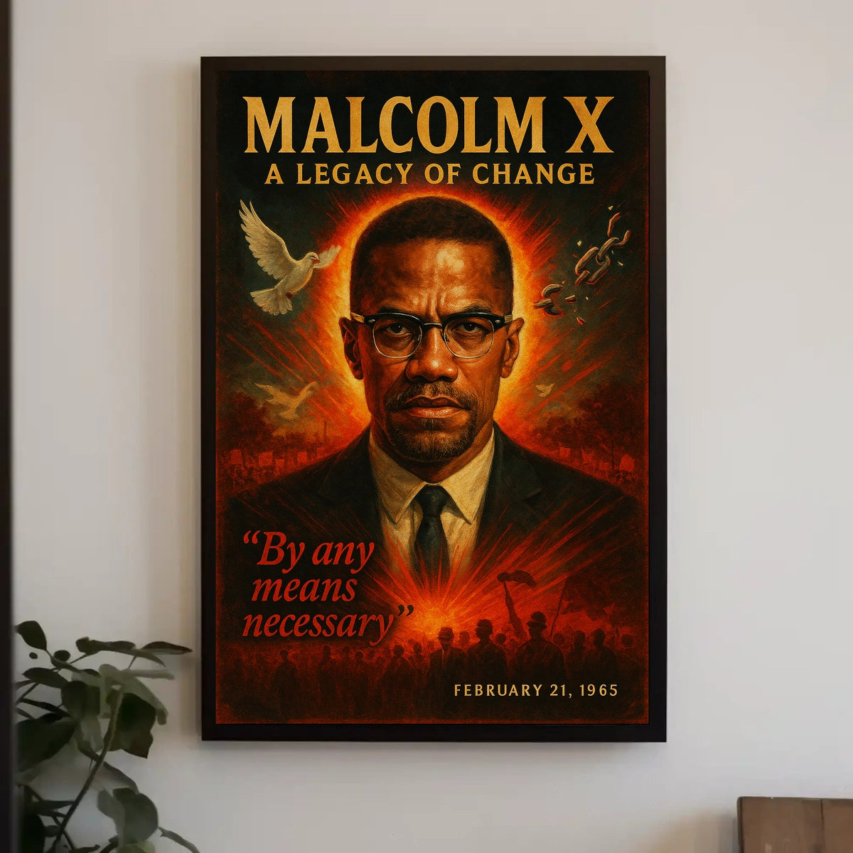 Malcolm X A Legacy of Change Poster